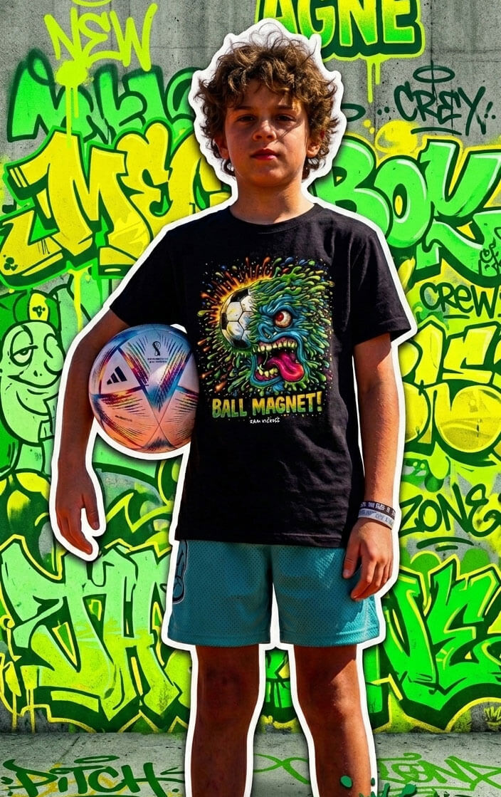 Ball Magnet - Soccer Tshirt - UK