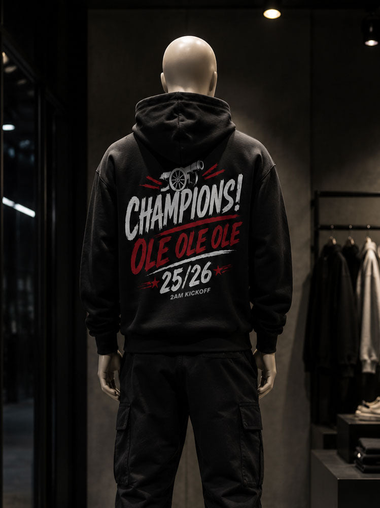 Champions Ole Ole Ole - Hoodie - Black