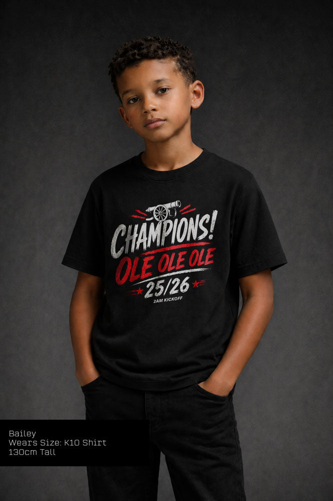 Champions Ole Ole Ole - Soccer Tshirt