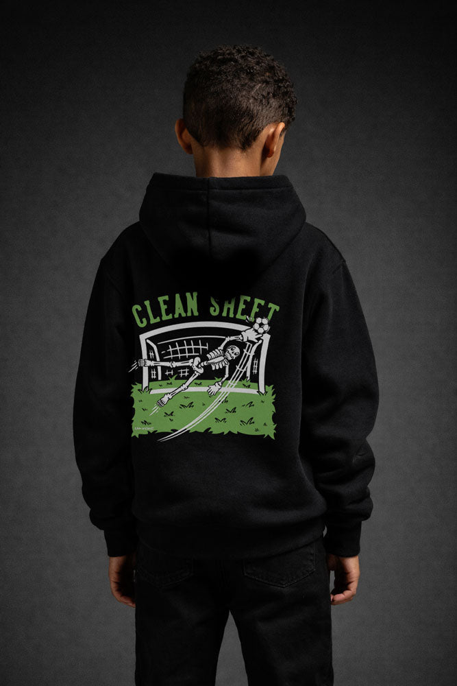 Clean Sheet Soccer Hoodie - Black