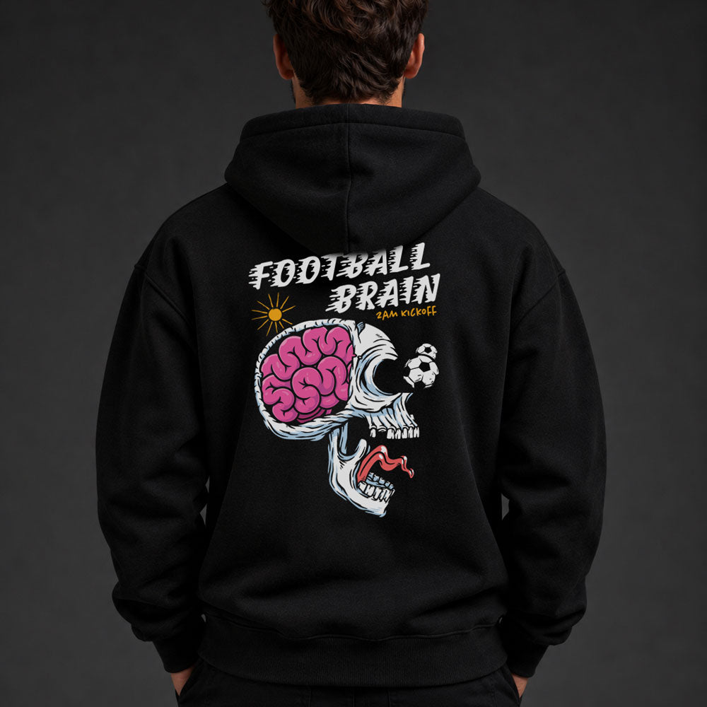 Football Brain Hoodie - Adults