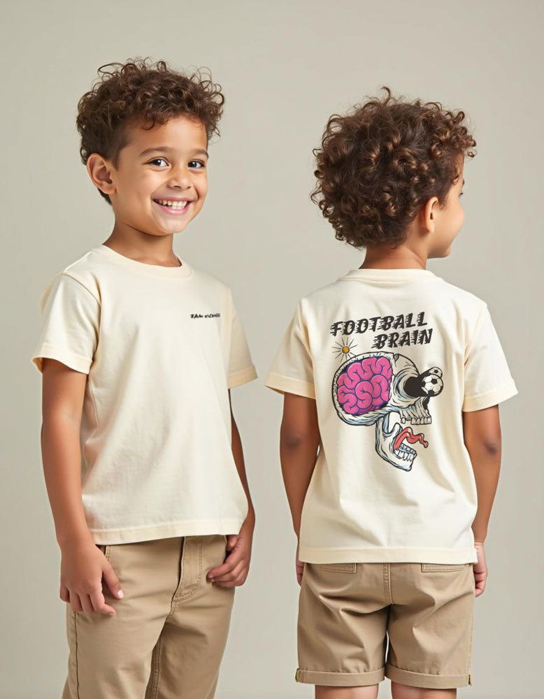 Football Brain - Natural Tee