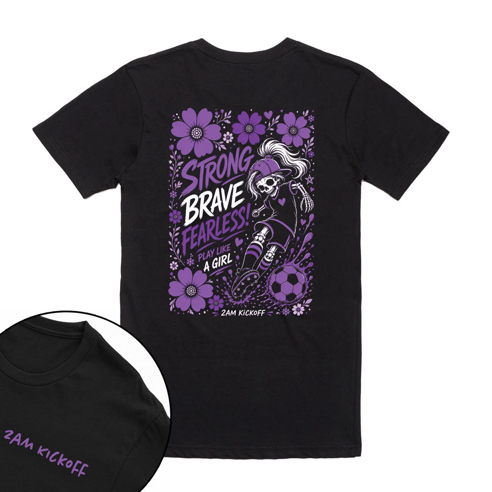 Strong Brave Fearless - Kids Tshirt - UK